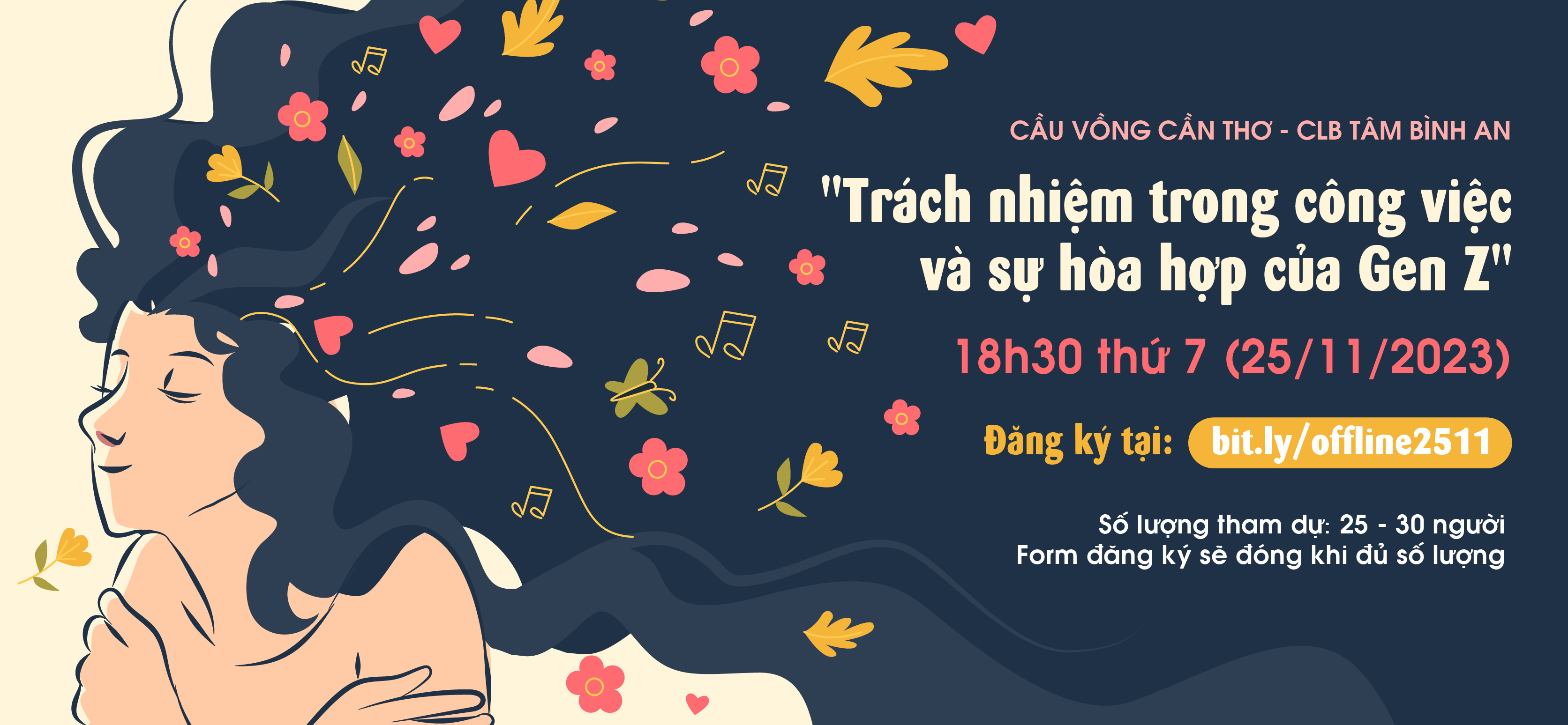 ĐĂNG KÝ OFFLINE TÂM BÌNH AN 25/11/2023